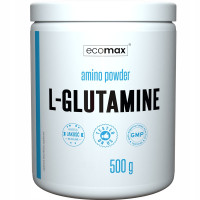 ECOMAX L-GLUTAMΡNS 500 g GLUTAMINA TAURYNA AMINO